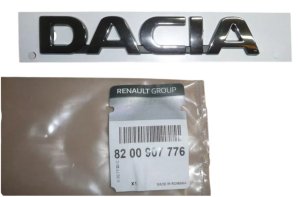 Emblème Inscription Dacia Arrière 8200907776 Original Neuf