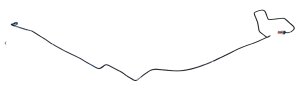 Flexible de Frein Avant Droit 9677920680 Peugeot 207 Original Neuf