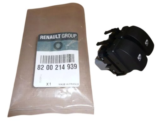 Bouton de Lève-Vitre 8200214939 Renault Clio III, Modus, Twingo II Neuf Origine