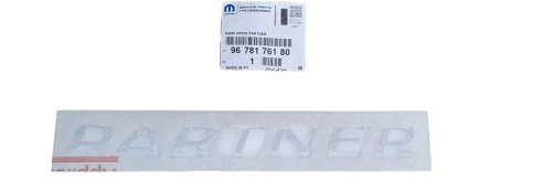 Emblème 9678176180 Peugeot Partner III Neuf Origine