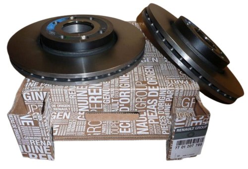 Disques De Frein Jeu Complet 7701207795 Renault, Dacia Clio 3, Modus Avant Neuf Origine