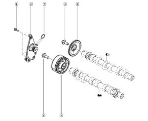 Pignon de Distribution 1302400Q0E Renault Lodgy, Logan, Duster Neuf Origine
