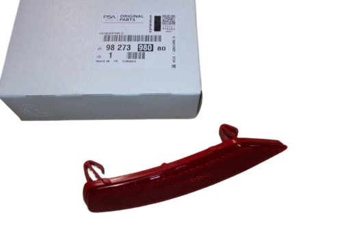 Catadioptre Pare-Chocs Droit 9827398080 Citroen Peugeot 208 Neuf Origine