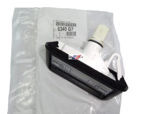 Éclairage de Plaque 6340G7 Citroen, Peugept Berlingo 3, Jumpy 3, Partner 3 Neuf Origine