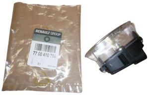 Éclairage de Plaque 7700410754 Renault Clio 2, Twingo Neuf Origine