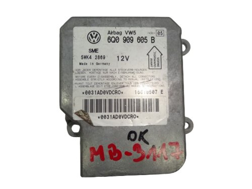 Module Capteur d'Airbag 6Q0909605B Volkswagen Neuf Origine