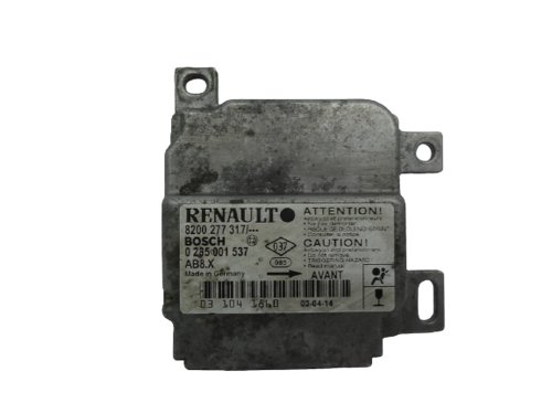 Calculateur d'Airbag, Capteur d'Airbag 8200277317 0285001537 Renault Clio 2 Neuf Origine