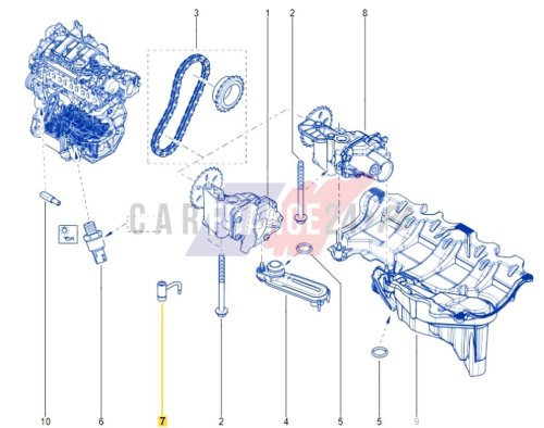 Gicleur De Refroidissement De Piston 1212100QAB Renault Różne modele Neuf Origine