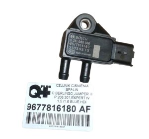 Capteur De Pression Des Gaz D'echappement 9677816180 Nouvelle Citroen Peugeot 