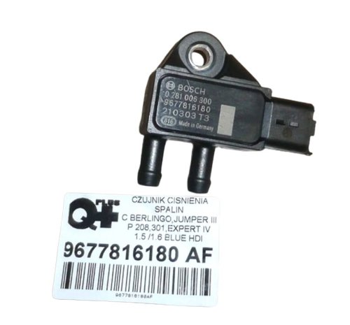 Capteur De Pression Des Gaz D'echappement 9677816180 Nouvelle Citroen Peugeot 