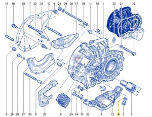 Rondelle  3220700Q0B Original Nissan Renault