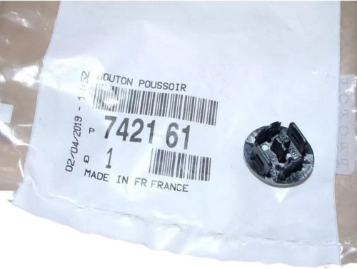 Couverture de pare-chocs arrière 742161 Nouveau OE PSA 508