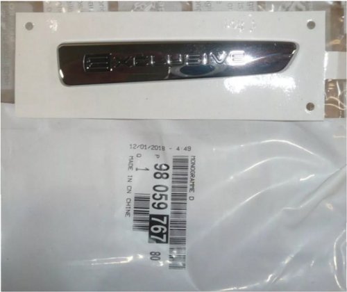 Emblème 9805976780 Citroen C-elysse Nouvelle Original