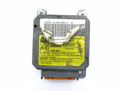 Calculateur d'Airbag, Capteur d'Airbag 9638604280 550897200 PSA Peugeot Neuf Origine