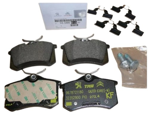 Plaquettes De Frein Arrière 1608681580 Nouvelle Original Citroen Peugeot C4 II