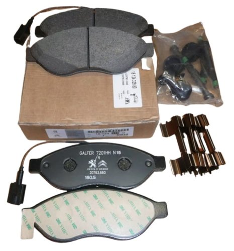 Plaquettes De Frein Avant 1647863980 Nouvelle Original Citroen Peugeot Jumper III