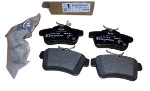 Plaquettes De Frein Arrière 1647873880 Nouvelle Original Citroen Peugeot C4 II