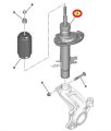 Amortisseur Avant Gauche 9819219180 Neuf OE Citroen Peugeot C-Elysee (id: 9553)