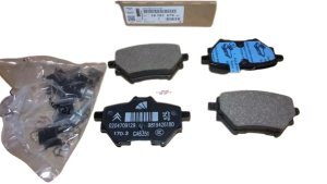 Plaquettes De Frein Arrière 268MM 1678167980 Citroen C4, Picasso, Peugeot 308, 3008 Original 