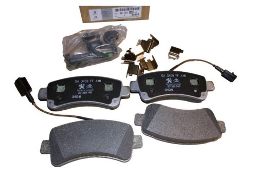 Plaquettes De Frein Arrière Original 1612434080 Citroen Jumper 