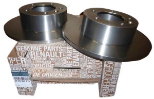 Disques de frein Arrière 432000367R Original Renault