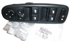 Commutateur D'ouverture De Fenêtre Gauche 6554YH Nouvelle Original Citroen Peugeot C4 Picasso