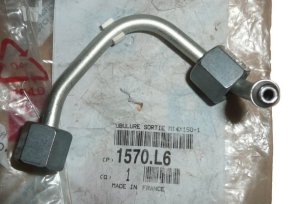 Tuyau D’alimentation Carburant Original 1570L6 Citroen Peugeot 2.2HDI