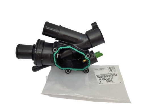 Boitier Thermostat D'eau moteur 9803648780 Citroen Peugeot 407 C4 C5 2.0 HDI