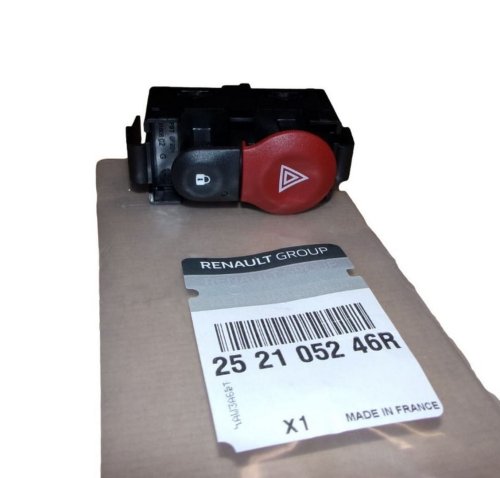 Commutateur D’eclerage De Secour Original 252105246R Renault Kangoo II 