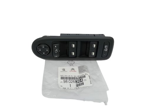 Commutateur D’ouverture De Fenêtre Original 98026364ZD Peugeot 308 