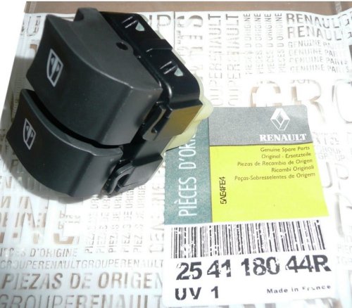 Bouton Ouvrir/Fermer la Fenêtre Original 254118044R Renault Clio IV 