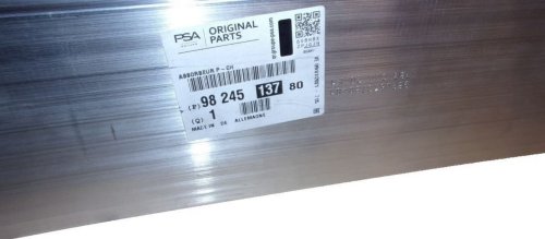 Renfort Avant 9824513780 Peugeot 3008 II 5008 II Original