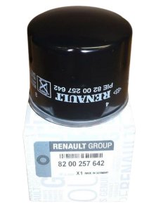 Filtre à Huile 8200257642 Renault Clio, Kangoo, Twingo Original