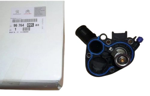Boîtier Thermostat 9676409580 Citroen Peugeot 1.2VTI Original