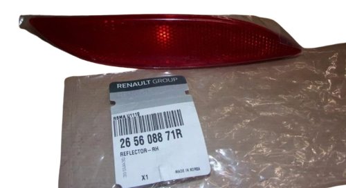 Réflecteur Arrière Droit 265608871R Neuf OE Renault Megane III