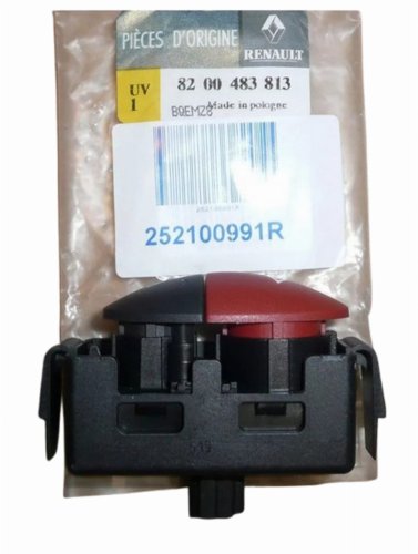  Interrupteur De Feux De Détresse  252100991R Renault Master III,Twingo II Original