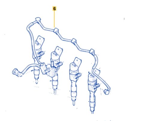 Tuyau D’alimentation Carburant 1751100Q0E Renault Master Trafic 2.5 Nouvelle Renaul