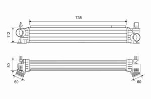 Intercooler 1613994180 Citroën Jumper 15- 2.0-2.2BLUEHDI Original Neuf