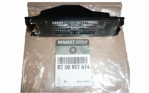 Lampe de Plaque d'Immatriculation 8200957874 Dacia Logan Sandero Original Nouveau