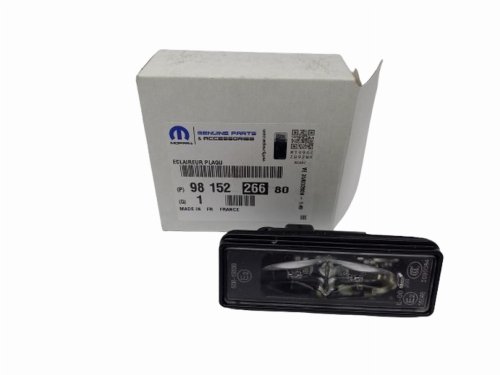 Lampe De Plaque D'Immatriculation 9815226680 Citroen C5 08-, Peugeot 508 Original Nouveau