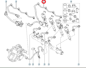 Durite de Carburant 8200409687 Renault Megane Scenic Dużo Modeli Neuf Origine