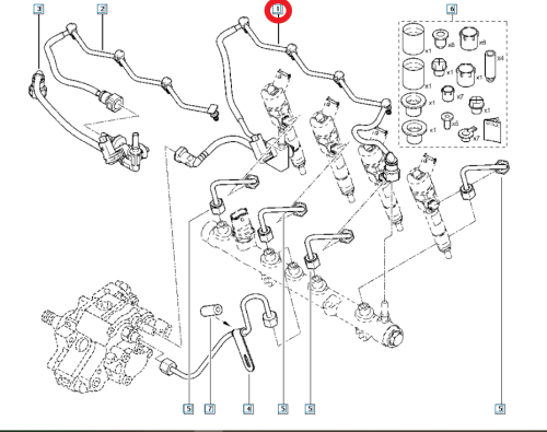 Durite de Carburant 8200409687 Renault Megane Scenic Dużo Modeli Neuf Origine