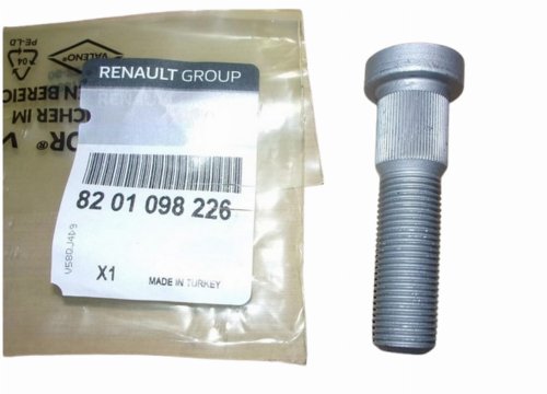 Boulon De Roue Arrière 8201098226 Renault Master III Original Nouveau