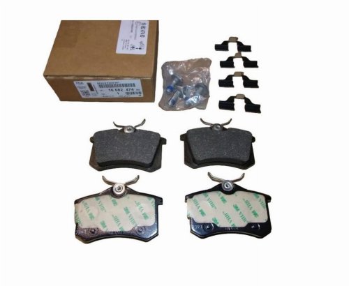 Plaquettes De Frein Arrière 1668247480 Citroen Peugeot Original Nouveau