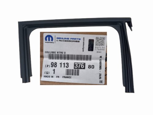 Joint De Fenêtre Droit Arrière 9811337680 Peugeot 2008 13 - Original