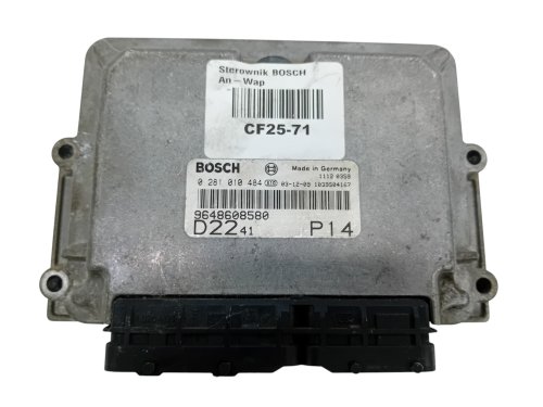 Calculateur ECU 0281010484  9648608580 Bosch Volvo