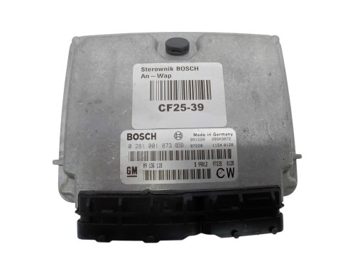 Calculateur ECU 0281001873  09136118 Bosch Opel