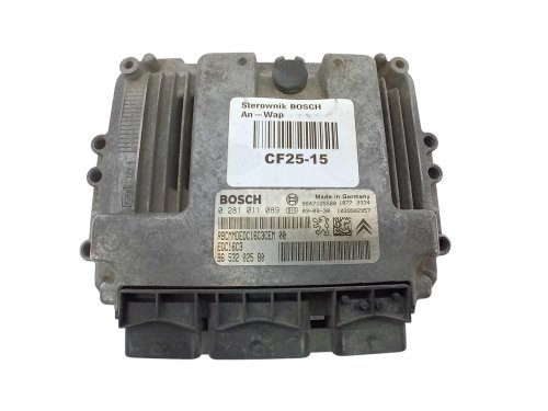 Calculateur ECU 0281011089  9647785580  9653202580 Bosch