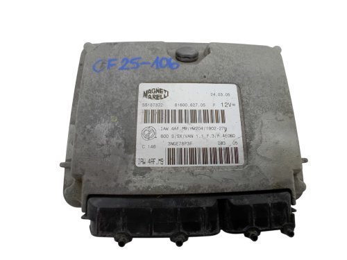 Calculateur 55187372  61600.627.05  IAW4AF.M9 Fiat Magneti Marelli