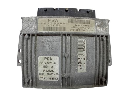 Calculateur  9646243580 9646509880 2164726-6 Renault Sagem